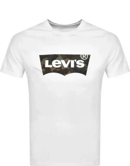 Levis Logo Crew Neck T Shirt White