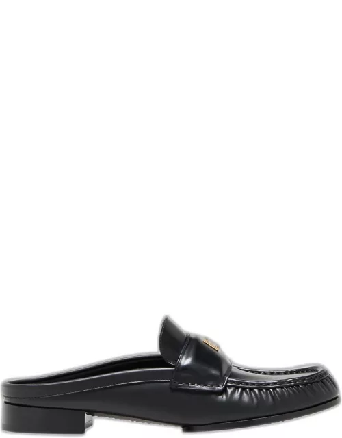 4G Leather Loafer Mule