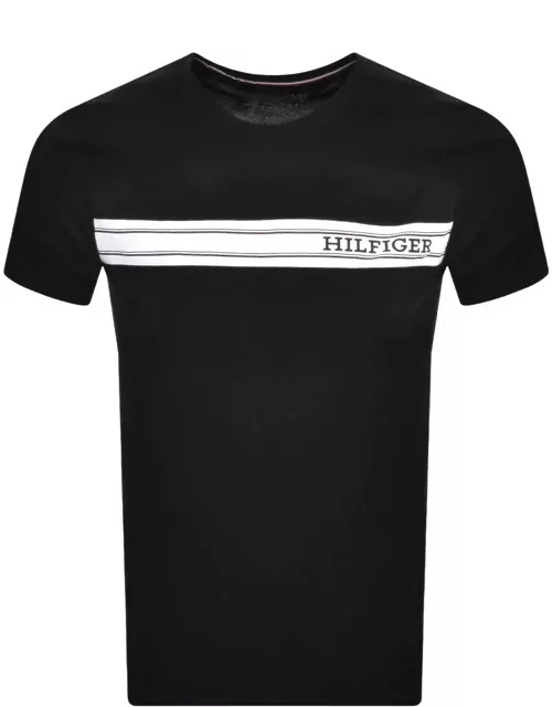Tommy Hilfiger Short Sleeve T Shirt Black