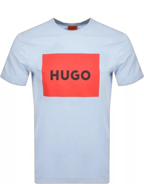 HUGO Dulive Crew Neck T Shirt Blue