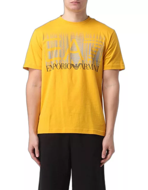 T-Shirt EA7 Men colour Yellow