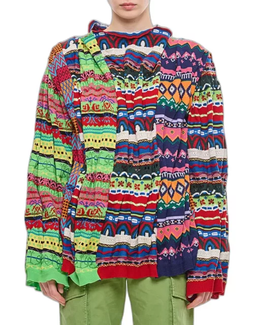 Comme Des Garçons Patch Sweater Multicolor
