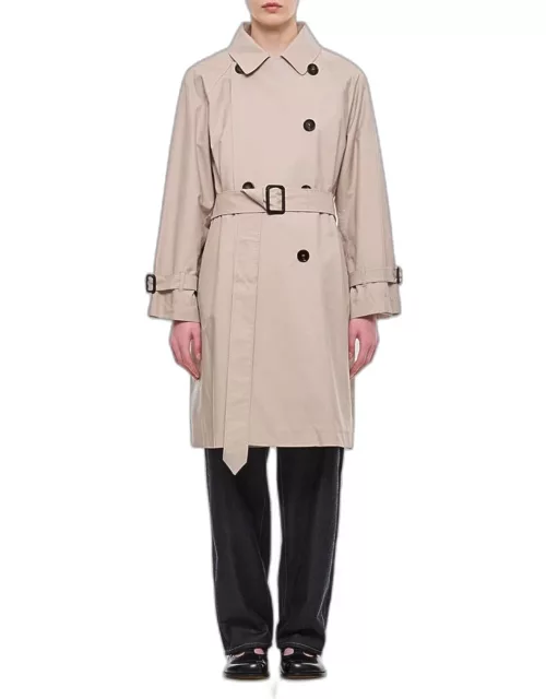 Max Mara The Cube Titrench Impermeable Coat Beige