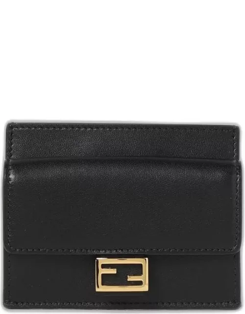 Wallet FENDI Woman colour Black