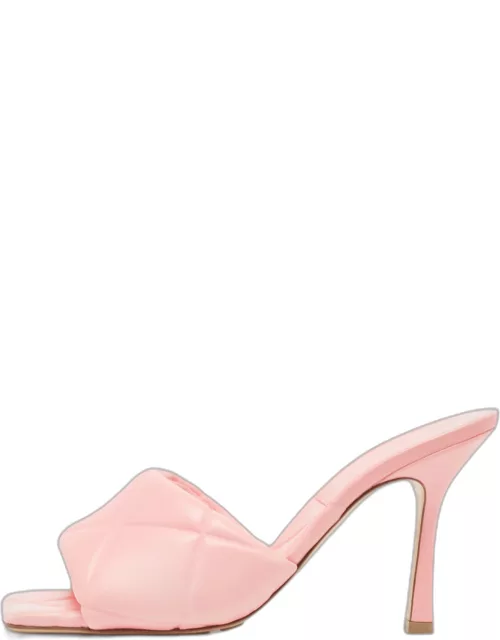 Bottega Veneta Pink Leather Lido Slide Sandal