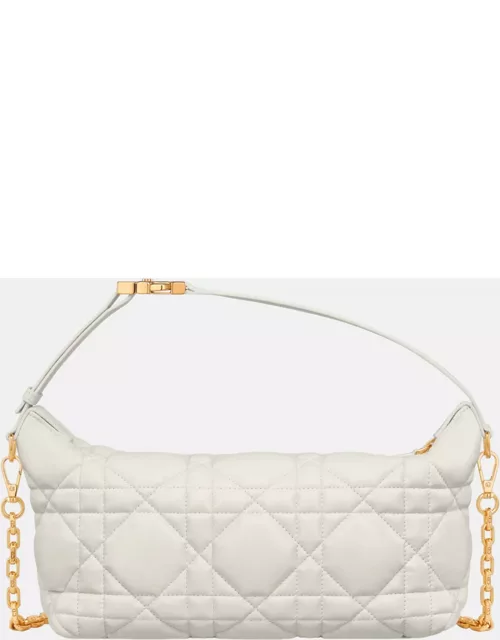 Christian Dior White calfskin Small Nomad Bag