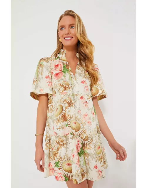 Sun Faded Floral Crawford Dres