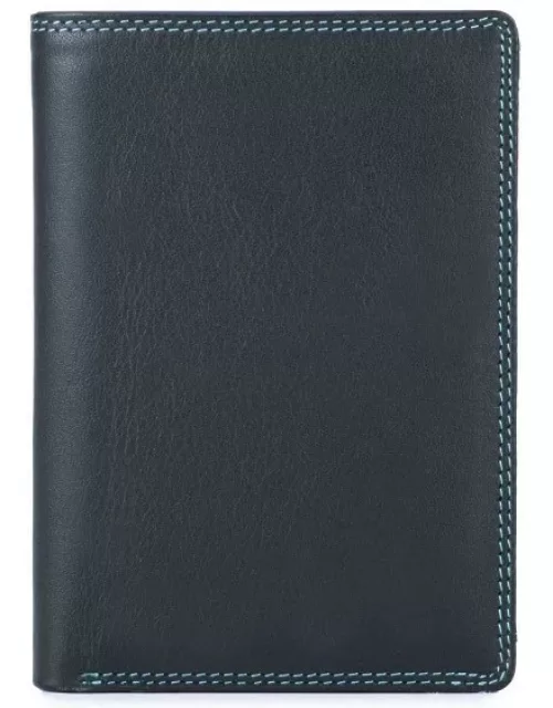Vertical BiFold Wallet with Coin Pocket Black Pace