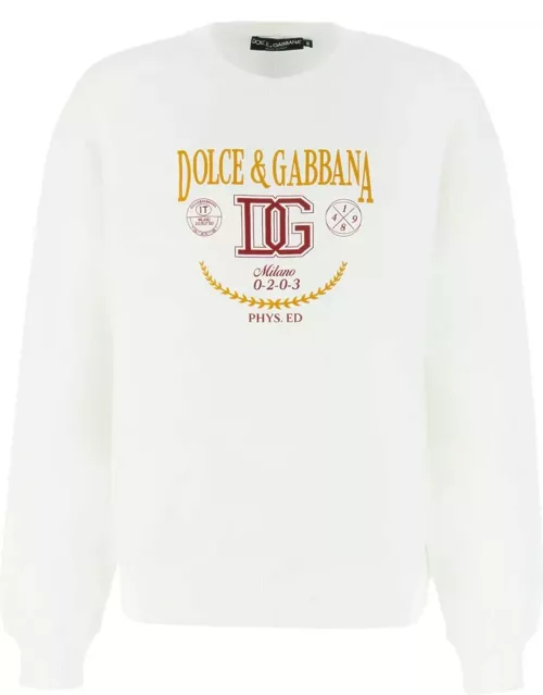 Dolce & Gabbana Dg Printed Crewneck Sweatshirt
