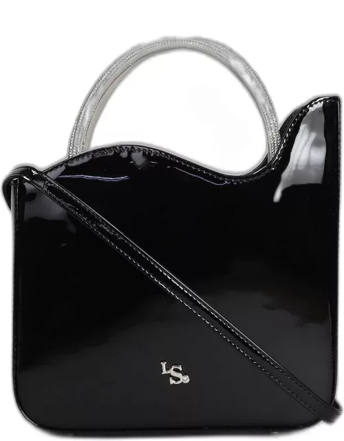 Le Silla Ivy Shoulder Bag In Black Patent Leather