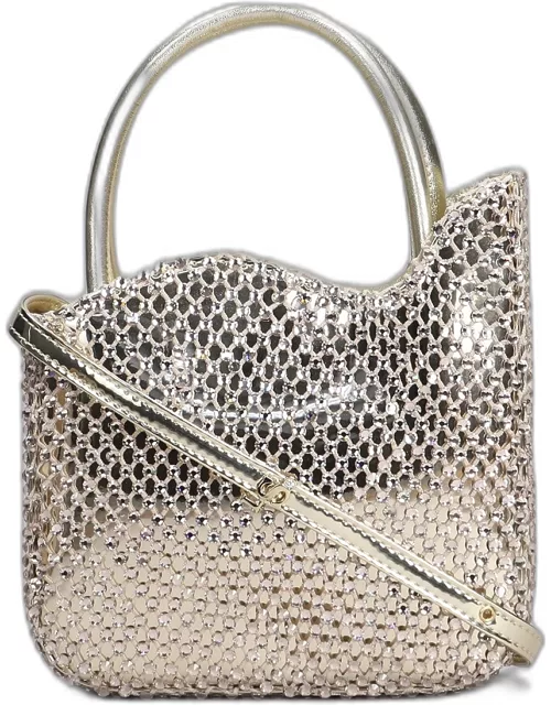 Le Silla Gilda Hand Bag In Platinum Leather