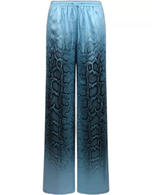 Ermanno Scervino Jogger Trousers With Snake Print