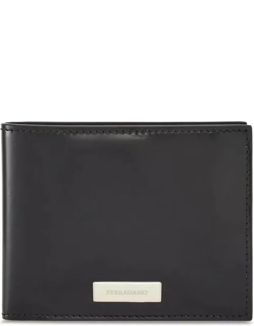 Ferragamo Black Calfskin Leather Wallet