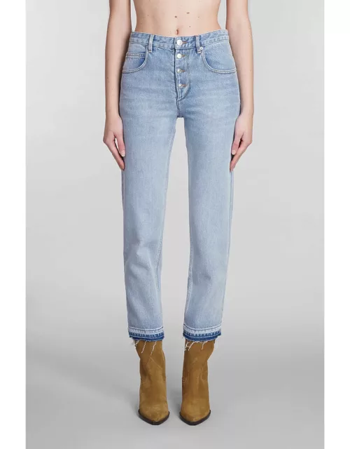 Isabel Marant Jemina Jeans In Blue Cotton