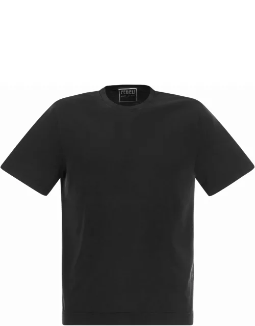 Fedeli Crew-neck Cotton T-shirt