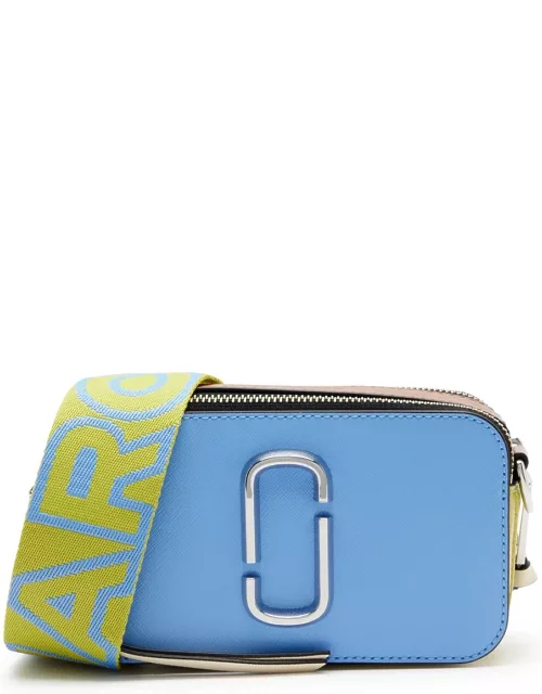 Marc Jacobs The Snapshot Panelled Leather Cross-body bag - Blue