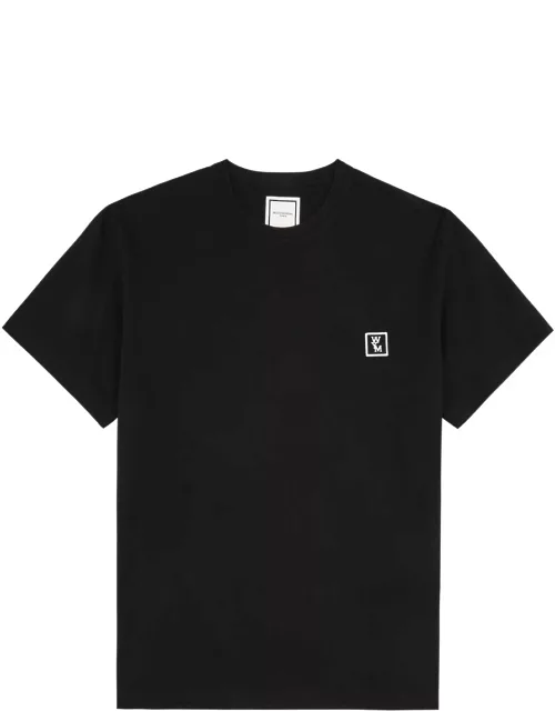 Wooyoungmi Logo-embroidered Cotton T-shirt - Black