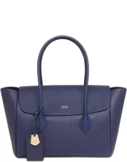 Firenze Flap Leather Tote Bag