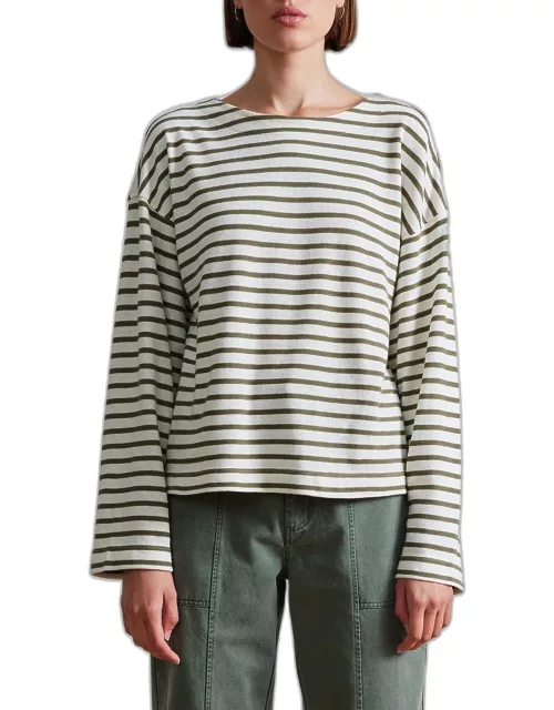 Barca Striped Organic Cotton Jersey Shirt