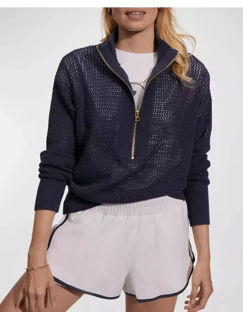 Aurora Half-Zip Knit Sweater