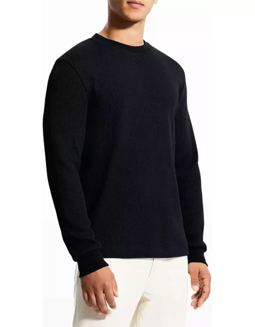 Men's Waffle-Knit Sweatshirt