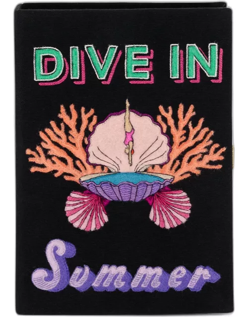 Dive in Summer Book Clutch Bag