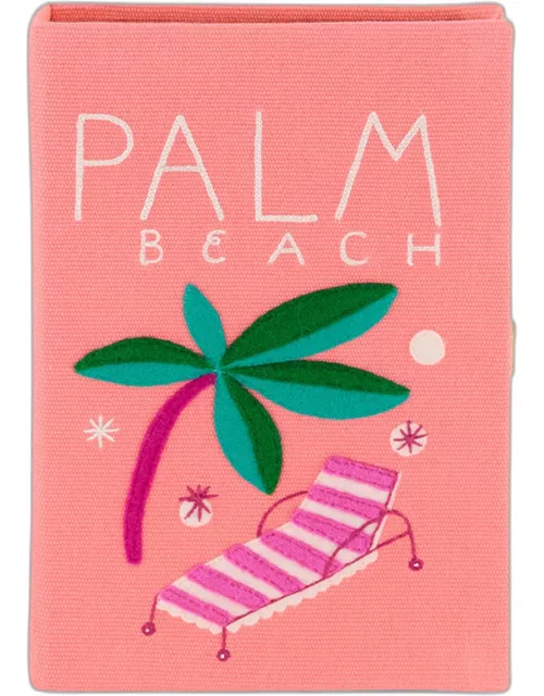 Small Palm Beach Book Clutch Bag