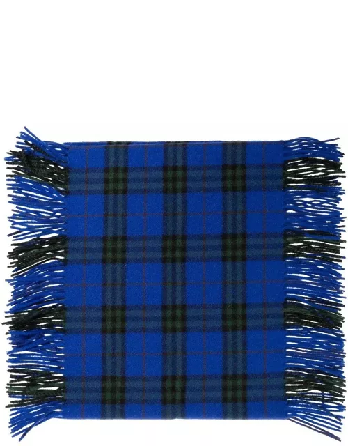 Burberry Check-pattern Fringed-edge Scarf