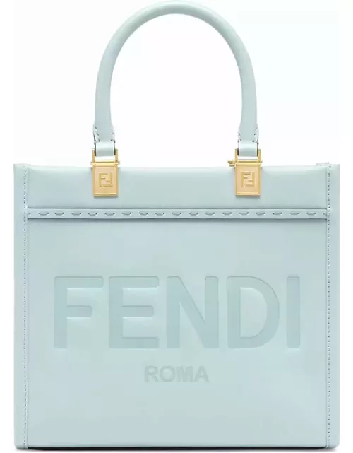 Fendi Sunshine Logo Embossed Tote Bag