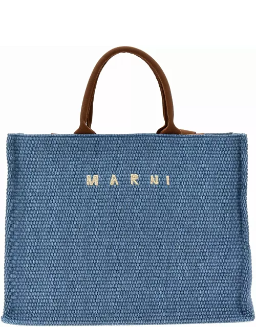 Marni Blue Big Tote Bag