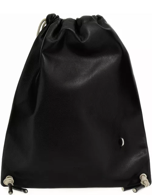 Rick Owens Leather Backpack
