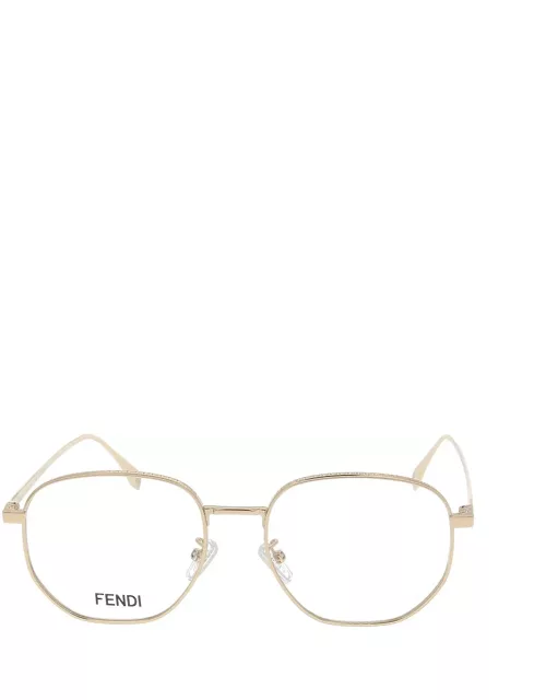 Fendi Eyewear Geometric Frame Glasse
