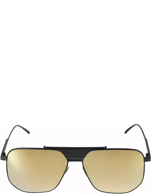 Bottega Veneta Eyewear Hexagonal-framed Sunglasse