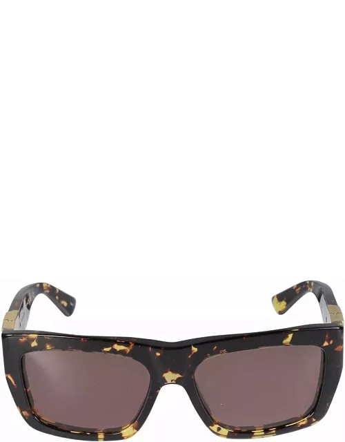 Bottega Veneta Eyewear Bold Rectangular Sunglasse