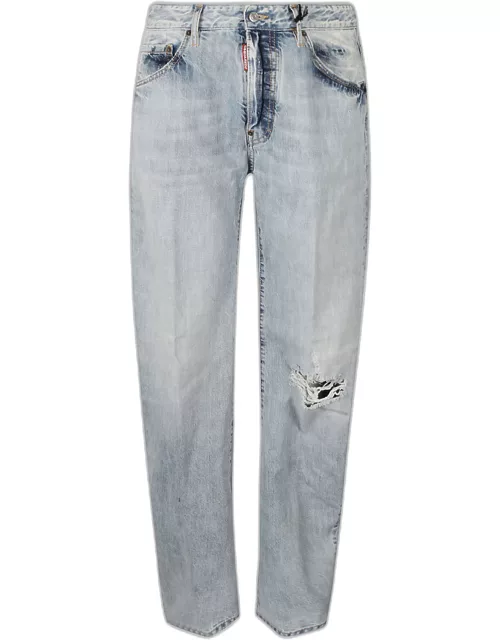 Dsquared2 Distressed Straight Jean