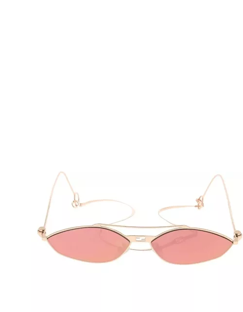 Fendi Eyewear Geometric Frame Sunglasse