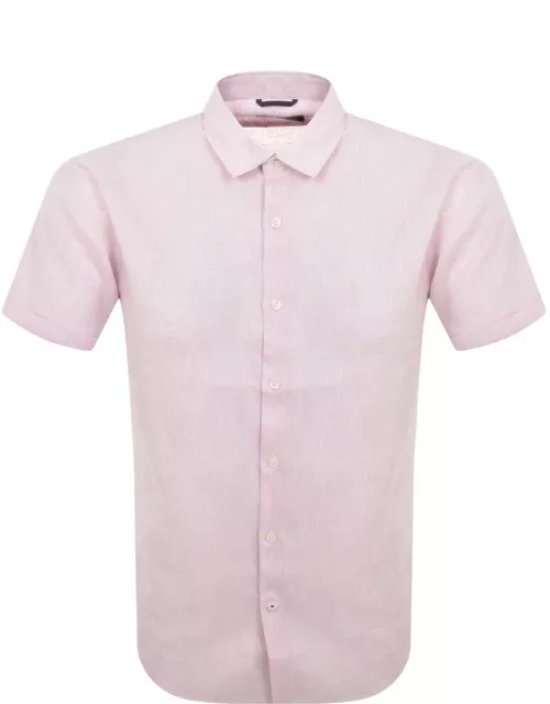 Oliver Sweeney Eakring Short Sleeve Shirt Pink
