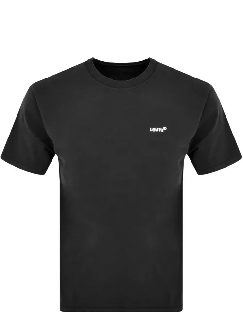 Levis Logo Crew Neck T Shirt Black