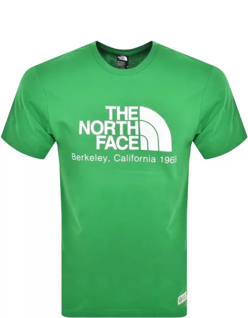 The North Face Berkeley California T Shirt Green