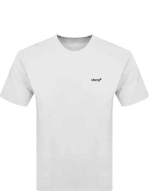 Levis Logo Crew Neck T Shirt White