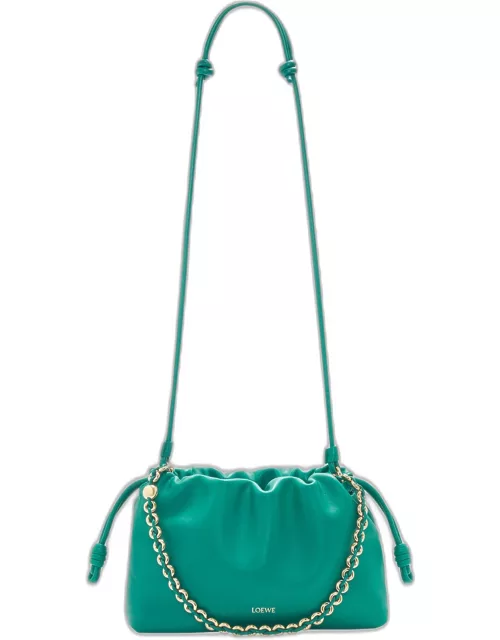 Flamenco Bag in Napa Leather with Detachable Chain