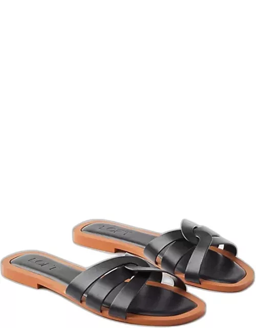 Loft Strappy Leather Slide Sandal
