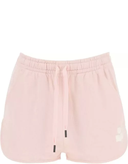 ISABEL MARANT ETOILE mifa sports shorts with flocked logo