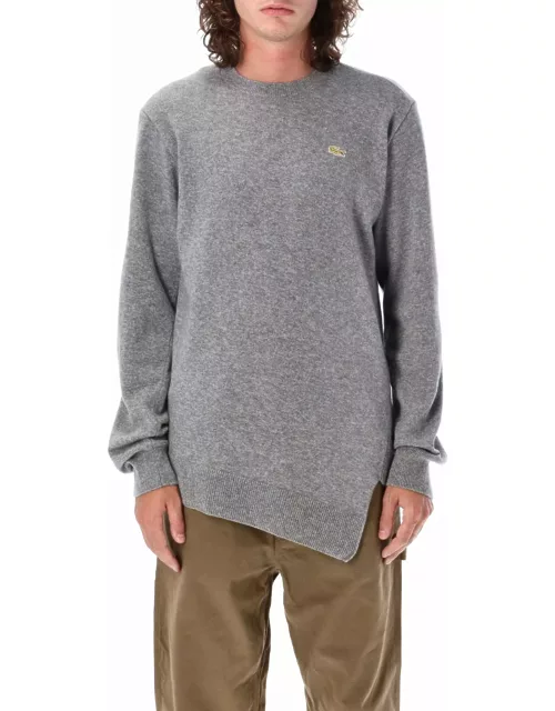 Comme des Garçons Shirt Asymmetric Sweater Lacoste