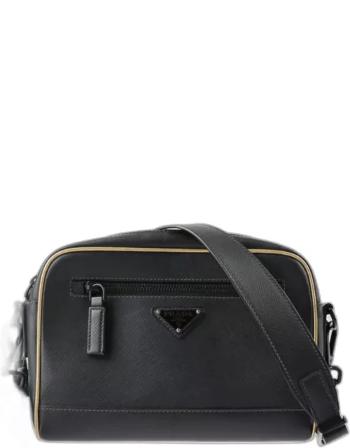 Prada Black Leather Travel shoulder bag