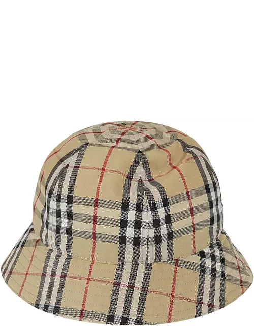 Burberry Bucket Hat In Vintage Check