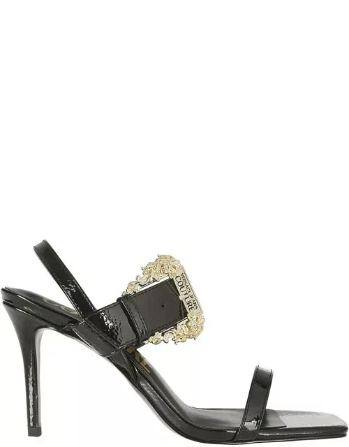 Versace Jeans Couture Buckle Heeled Sandal