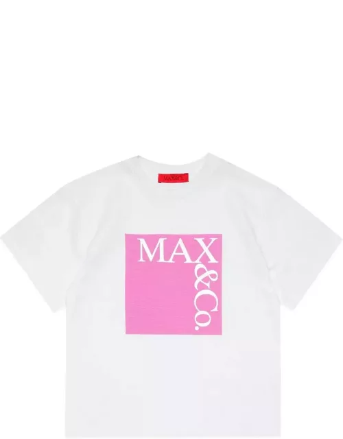 Max & Co. Logo Printed Crewneck T-shirt