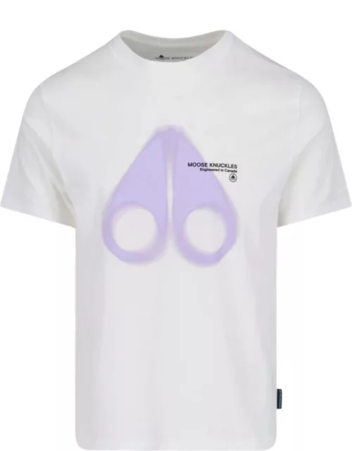Moose Knuckles Maxi Print T-Shirt