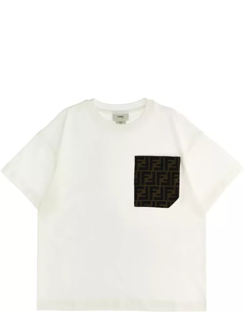 Fendi Jacquard Pocket T-shirt